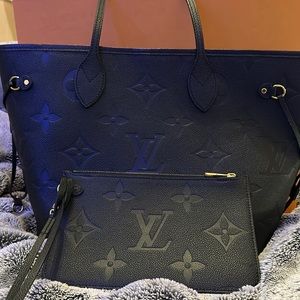 Louis Vuitton Neverfull MM Empreinte Leather